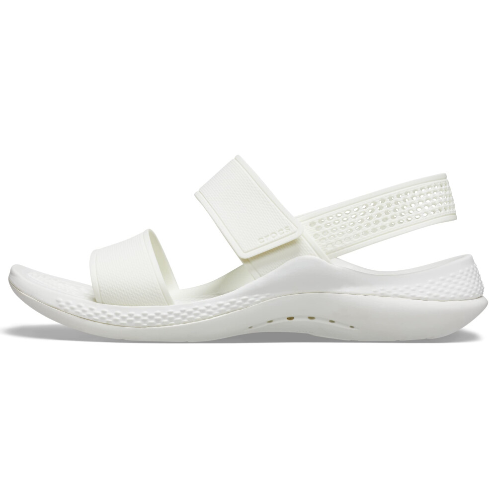 crocs LiteRide 360 Sandals for Women  Almost White  6