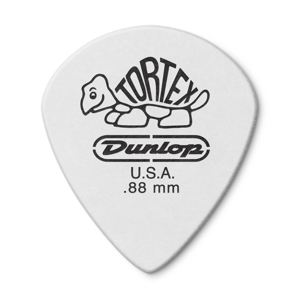 Jim Dunlop 478R88 TortexA White Jazz III  88mm  72Bag