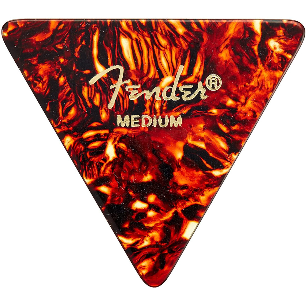 Fender 355 Shape Guitar Picks  Medium  12 Pack  Shell