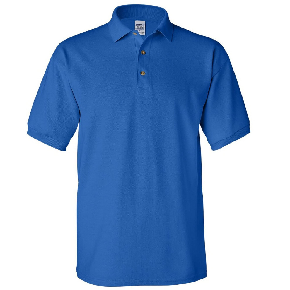 Gildan Mens Ultra Cotton Pique Polo Shirt (S) (Royal)