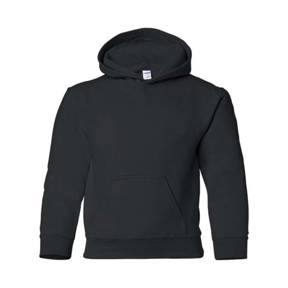 Gildan Heavy Blend Youth Hooded Sweatshirt - Black  S