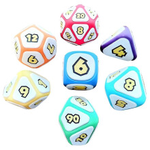 7PCS Mushroom Party Tabletop Role-Playing Game Dice,Cool Games DND Dice Set D D Family Tabletop Dic