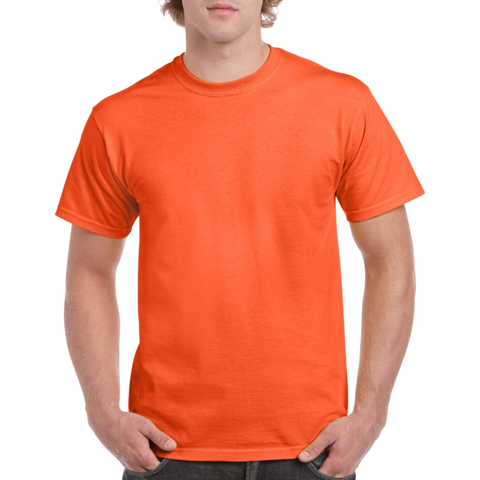 Gildan Blank T-Shirt - Unisex Style 5000 Adult Orange