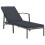 VidaXL vidaXL Sonnenliegen 2 Stk. mit Tisch Poly Rattan Grau 3