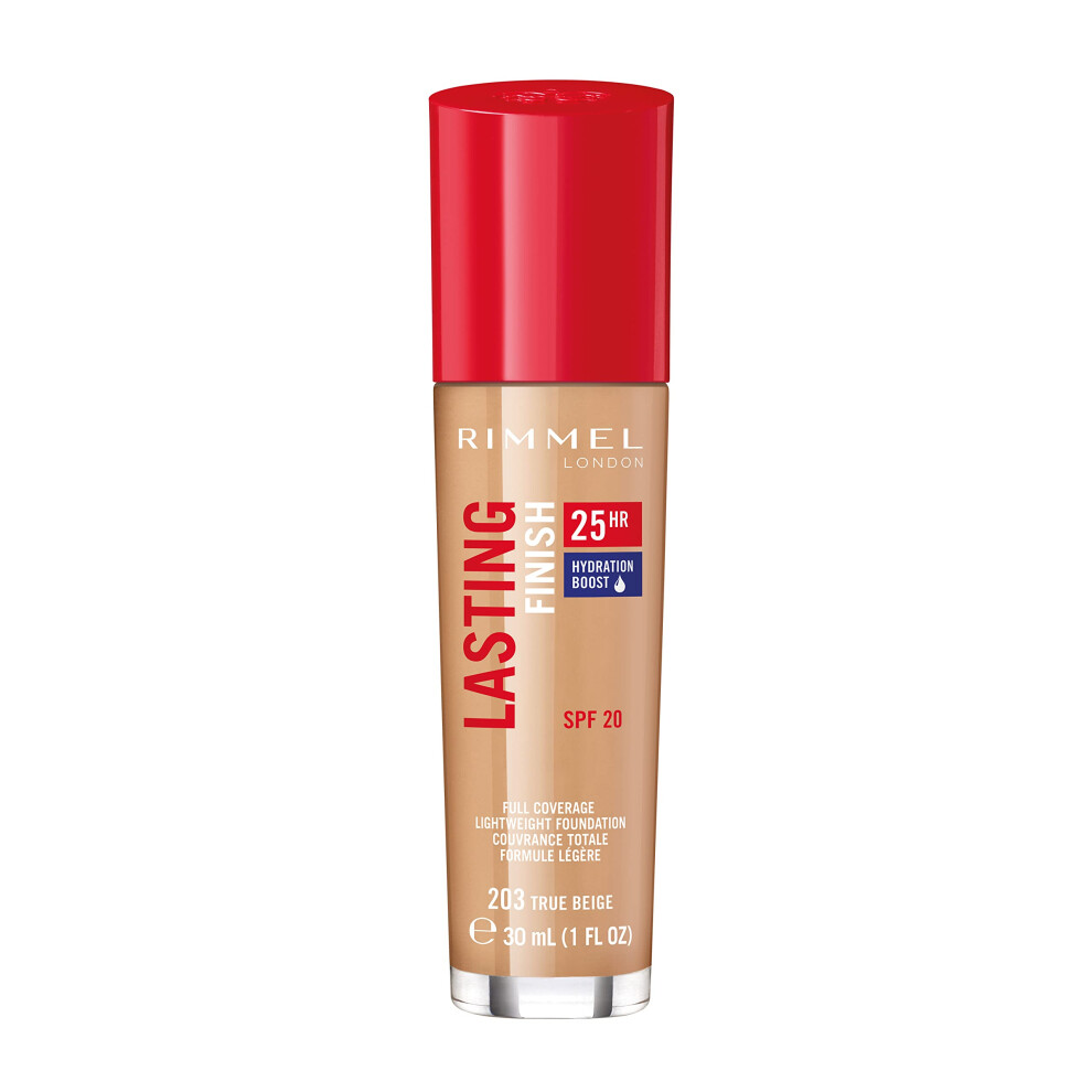 Rimmel Lasting Finish 25HR Foundation  203 True Beige