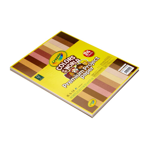 Crayola Crayola Constructiepapier in Wereldkleuren, 8.5 2