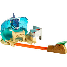 Hot Wheels City Shark Beach Battle Play Set multicolore