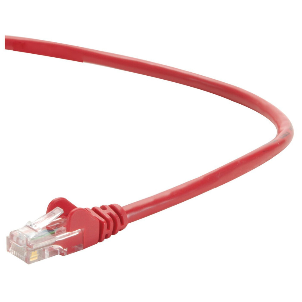 Belkin 14ft 10100BT RJ45MRJ45M cAT5E Patch cable (Red)