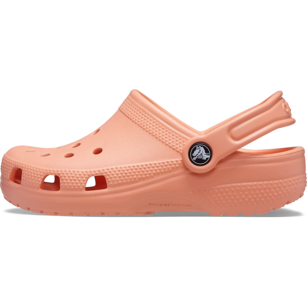 Crocs Classic Clogs  Papaya  6 US Unisex Big Kid Peach