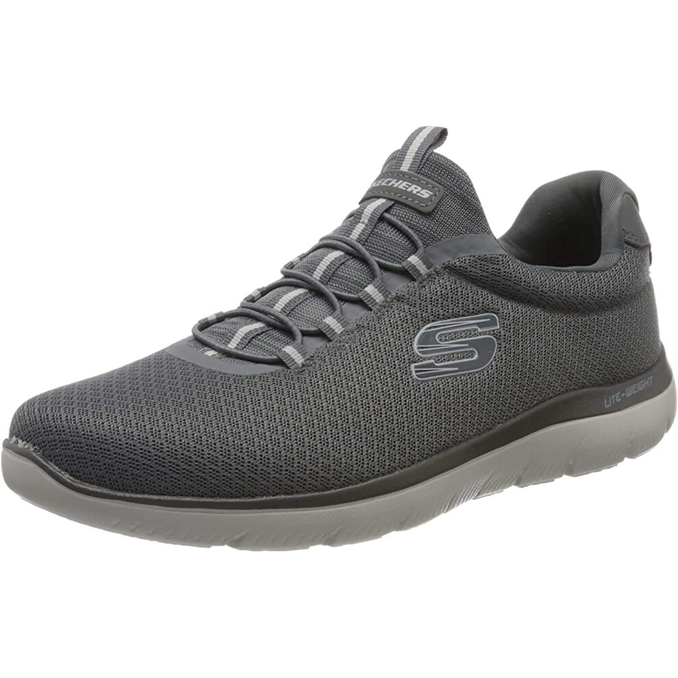 Skechers Mens Summits Trainers  charcoal Mesh Trim  65