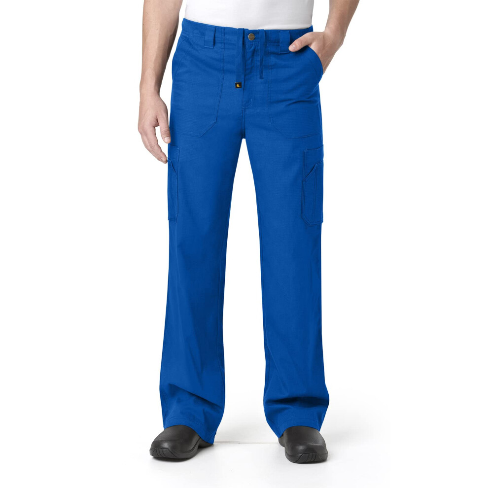 carhartt Ripstop: MenAs Boot cut cargo Pant - Royal  S