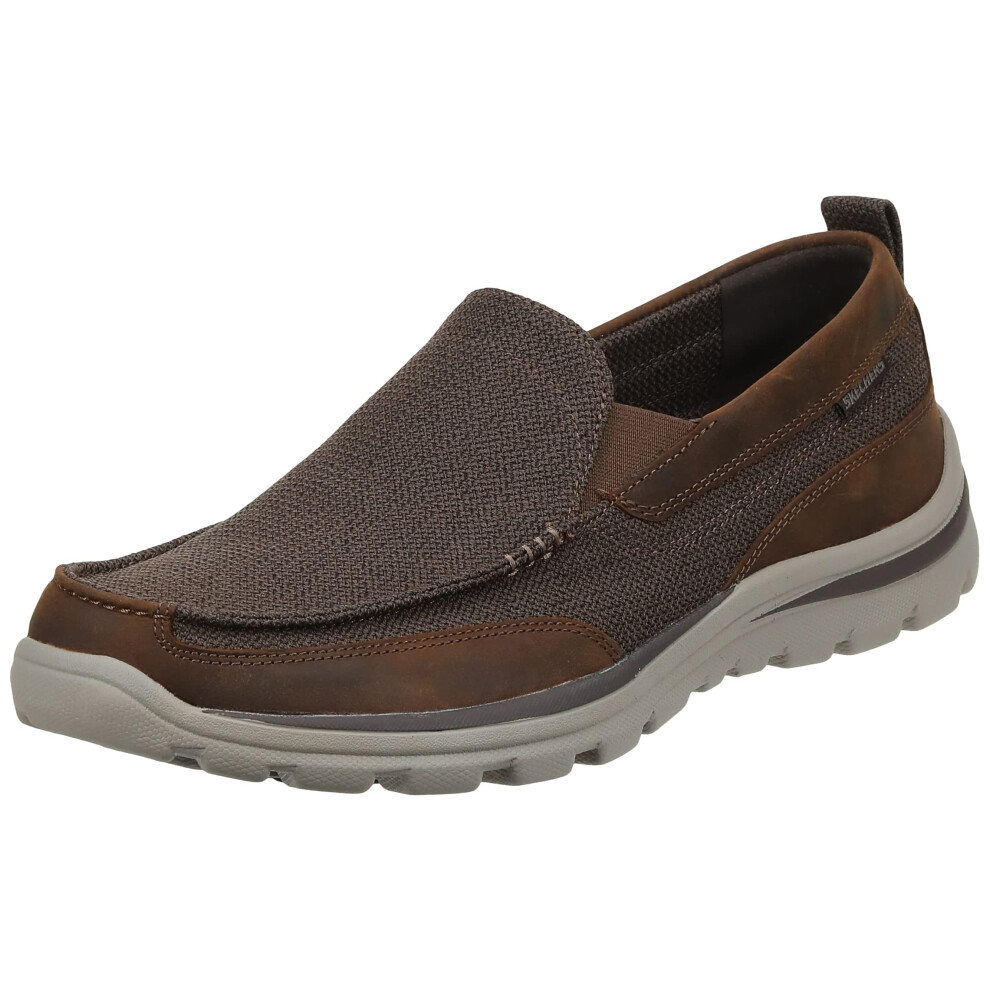 Skechers Men's Superior Wilford Sneaker  Brown  8 W US