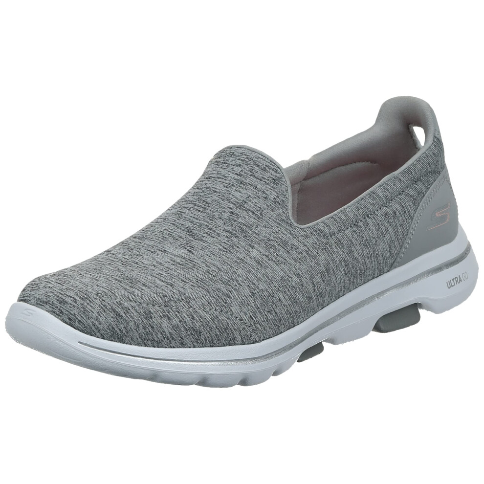 Skechers Women's Go Walk 5-Honor Sneaker  Grey  5 W US