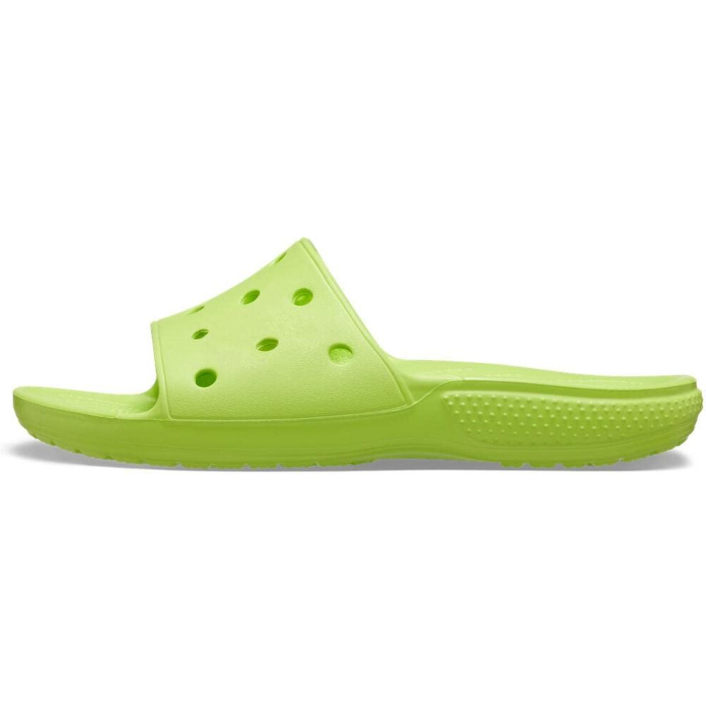 Crocs Unisex Classic Slide Sandals  Limeade  12 US Men