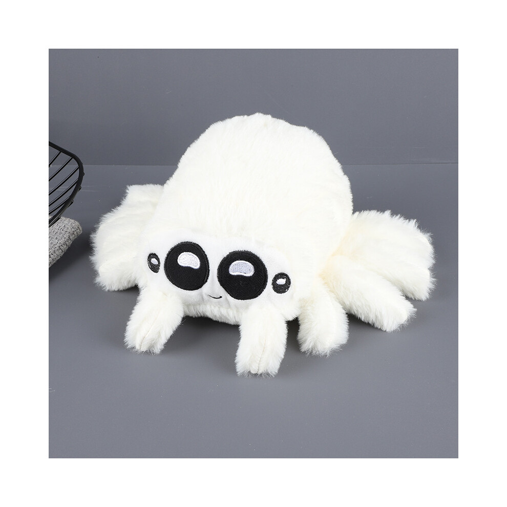 (White) Lucas The Spider Plush Toy Emulational Insect Doll Sofa Decoration Kids Gift