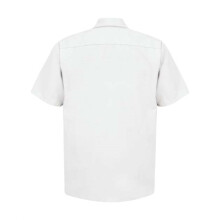 Pracovn    ko   ela Red Kap Industrial s kr   tkym ruk   vom - biela XL