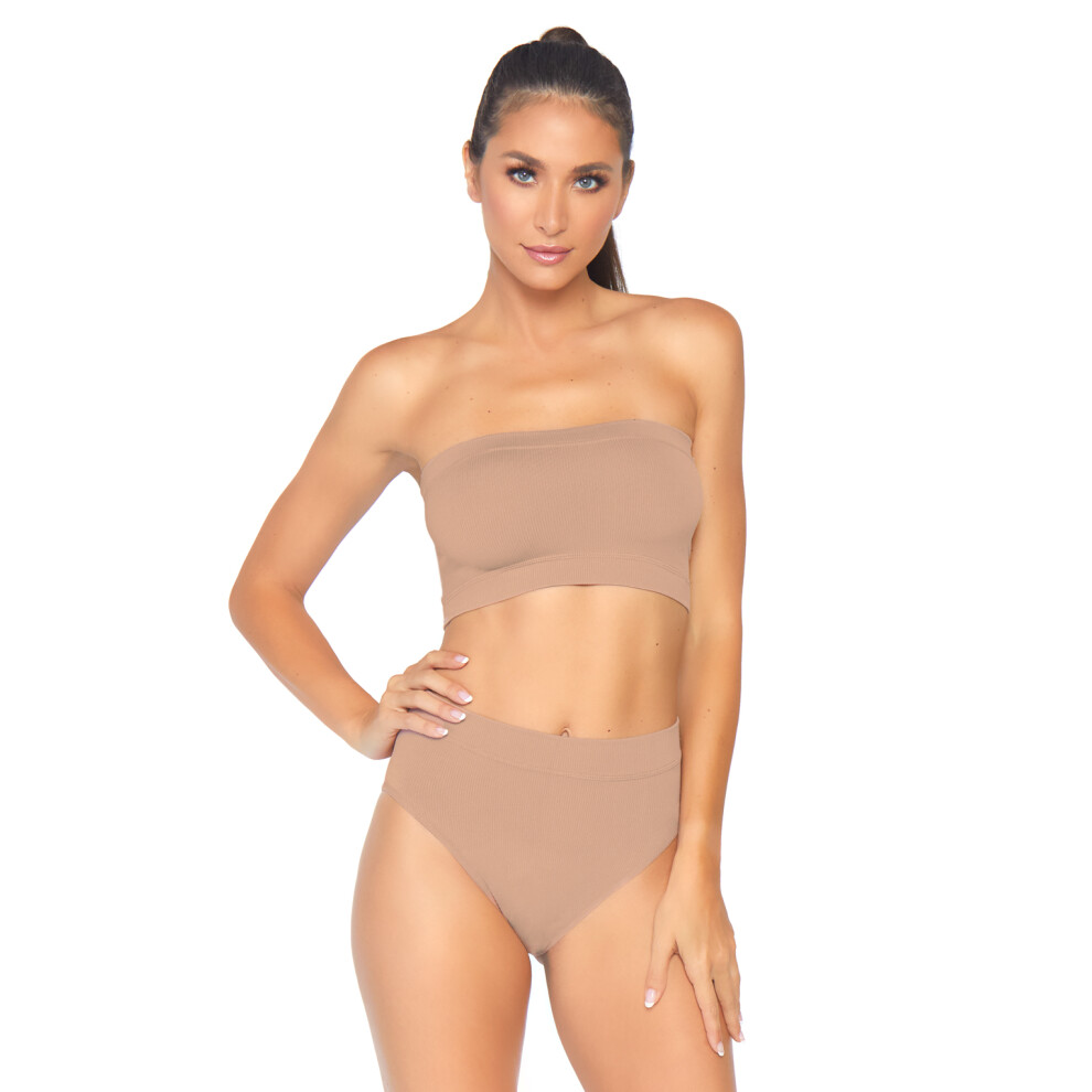 Leg Avenue 2 PC Seamless opaque microfibre couleur moyenne