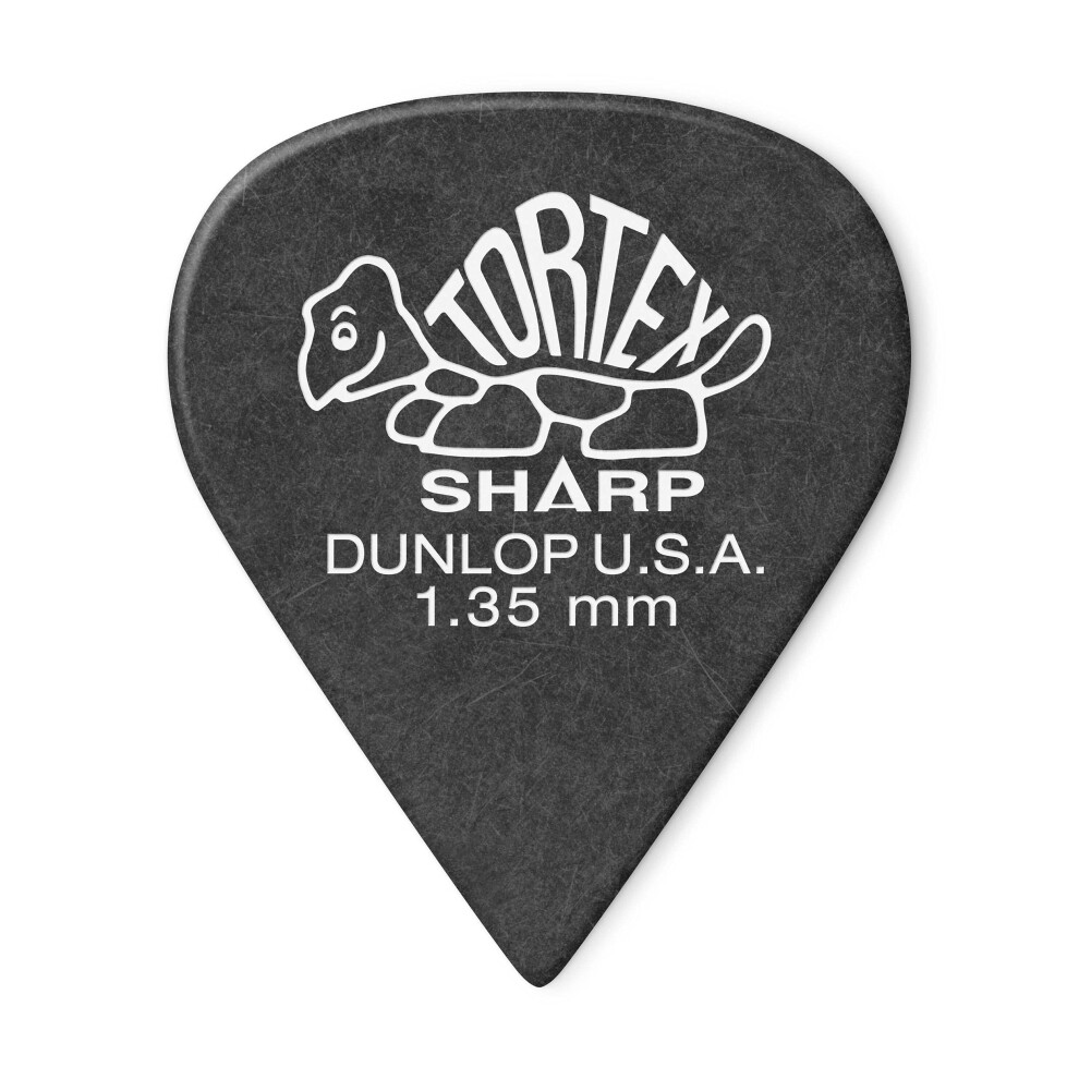 JIM DUNLOP 412P135 Sharp  Black  135mm  12Players Pack