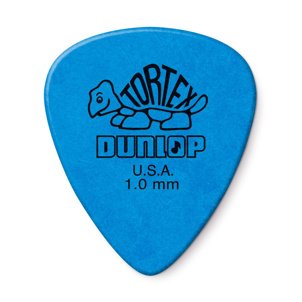 Dunlop Tortex Standard 1.0mm Blue Guitar Pick  72 Pack