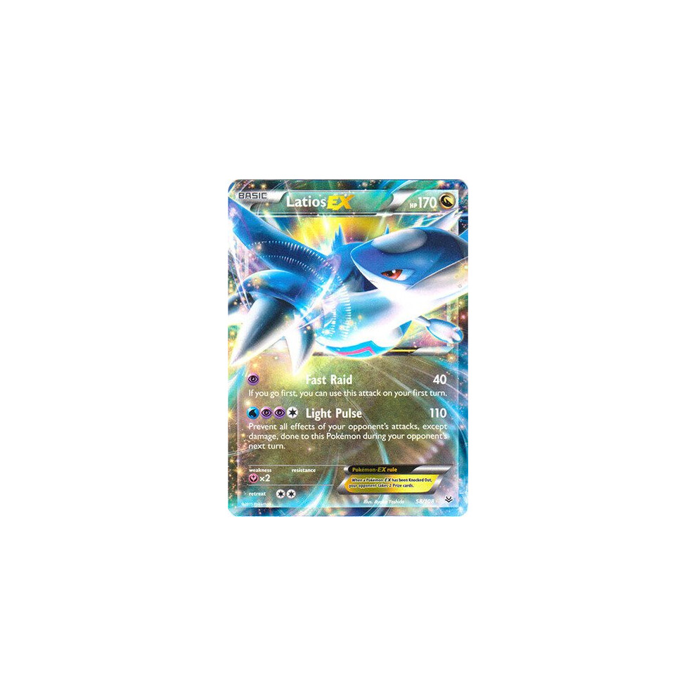 Pokemon - Latios-EX (58/108) - XY Roaring Skies - Holo