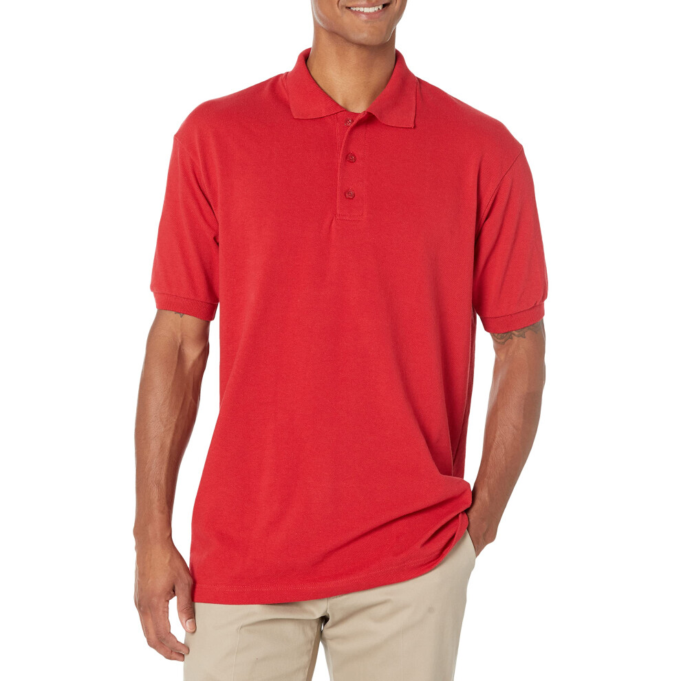 Dickies mens big polo shirts  English Red  XX-Large US