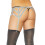Leg Avenue Shimmer lurex elastic garter b Silver Color 2