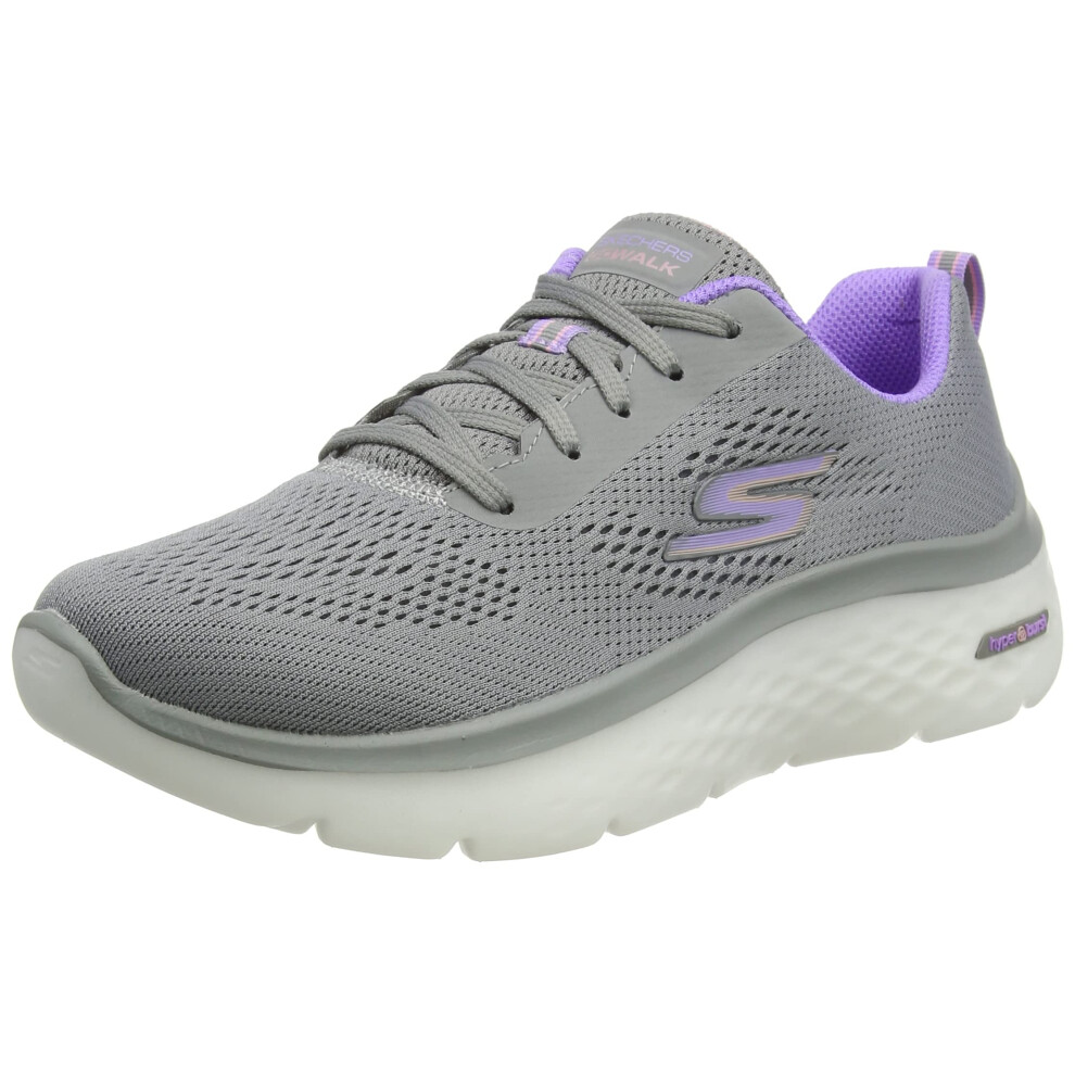 Skechers Women's  Gowalk Hyper Burst Walking Shoe Grey