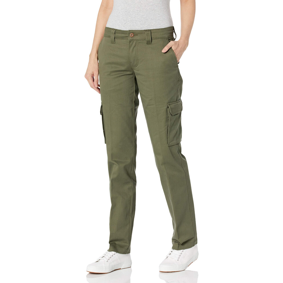 Dickies Women's Relaxed Fit Cargo Pants  Grape Leaf  8