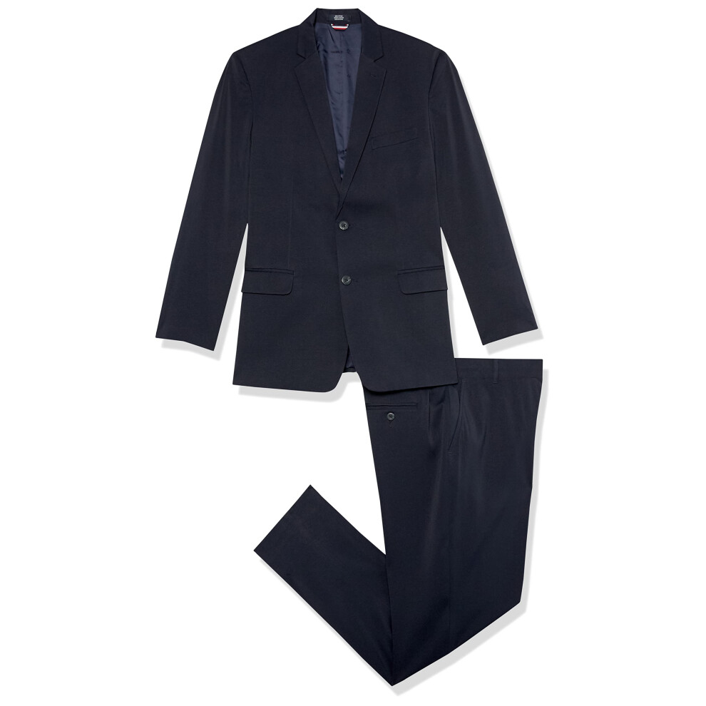 Tommy Hilfiger Boys' 2-Piece Formal Suit Set  Navy  10