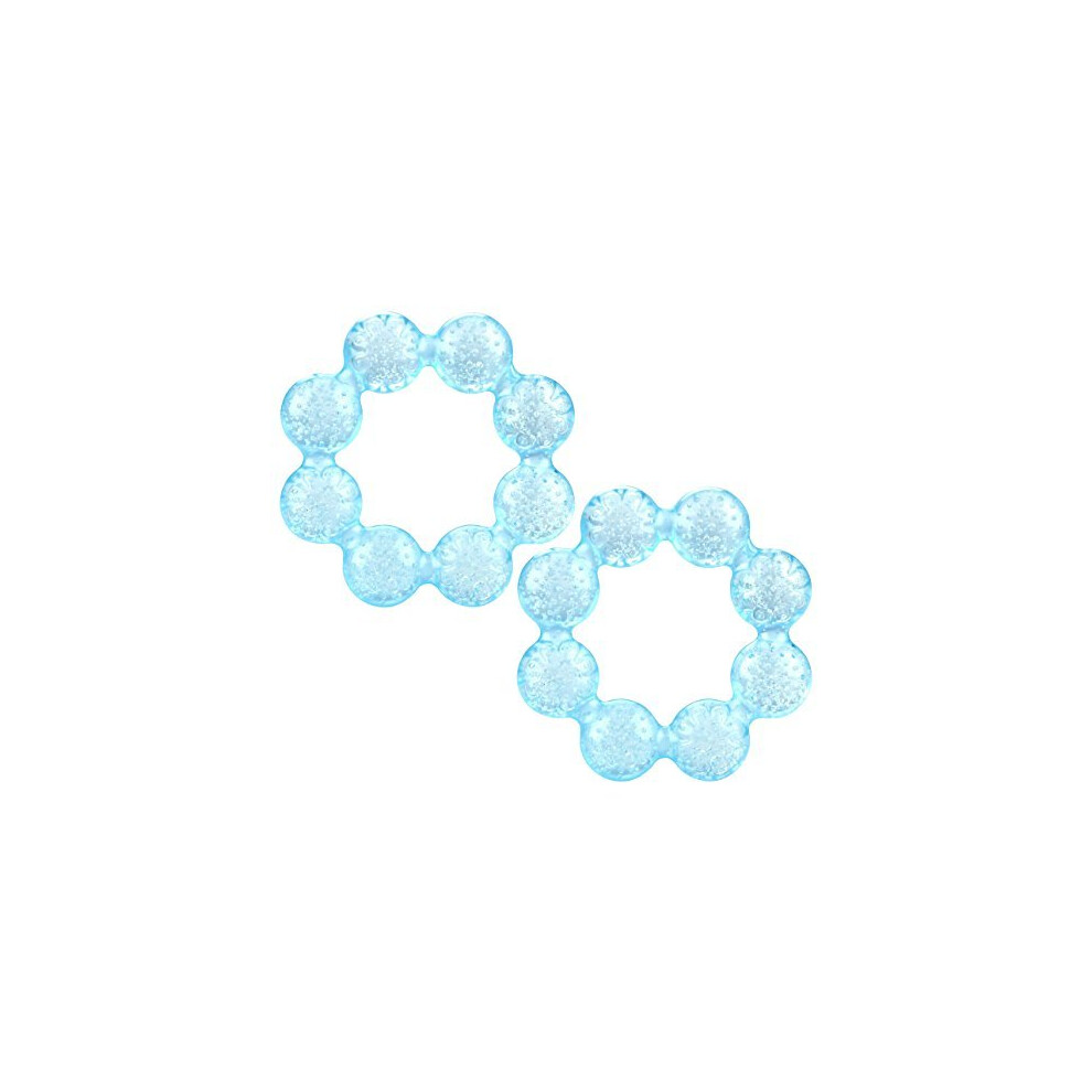 Nuby Pur Ice Bite Soother Ring Teether  2 Count - Blue