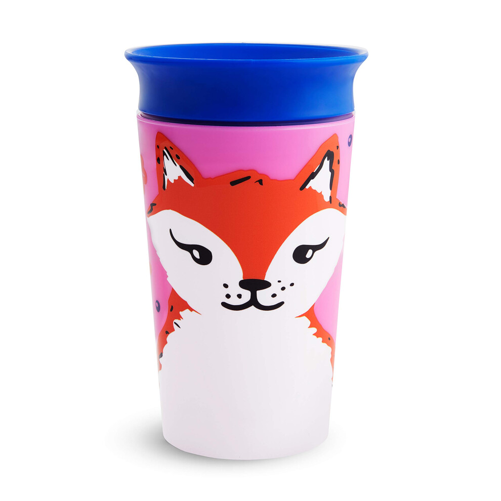 Munchkin Miracle 360 WildLove Sippy Cup  9 Oz  Red Fox