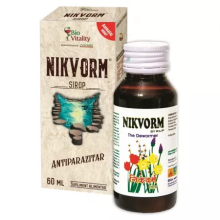 Nikvorm Intestinal Parasite Elimination Syrup 60 ml