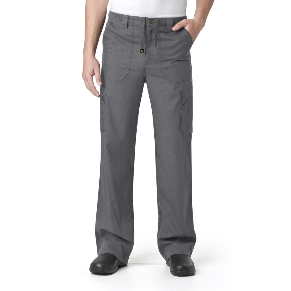 carhartt Ripstop: MenAs Boot cut cargo Pant - Pewter  S