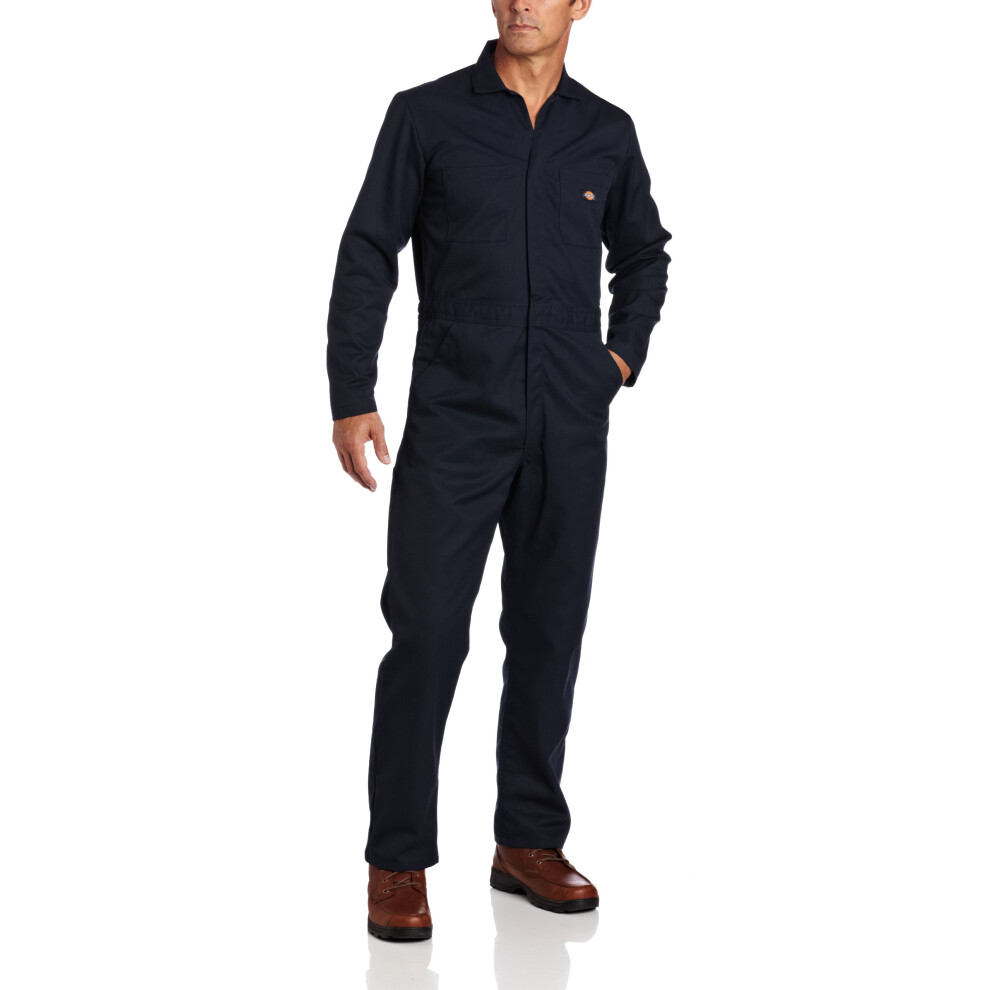 Dickies Men's Basic Blended Coverall  Dark Navy  M Tall