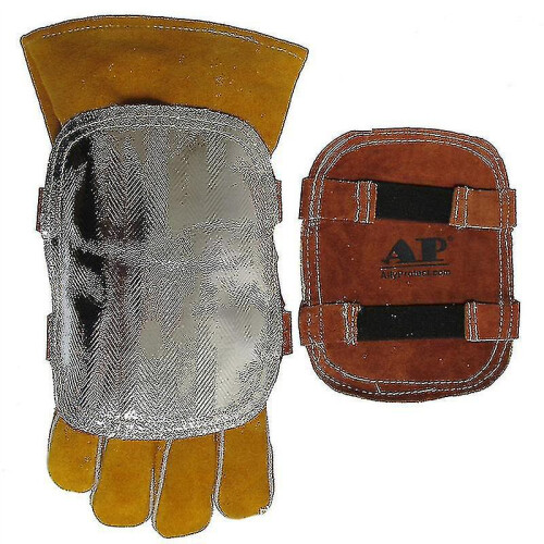 Cowhide Heat Shield, Welding Gloves, Aluminized Back Welding Pad Starlight
