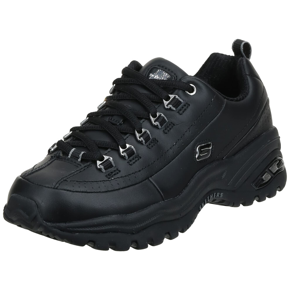 Skechers womens Premium fashion sneakers  Black  8.5 US