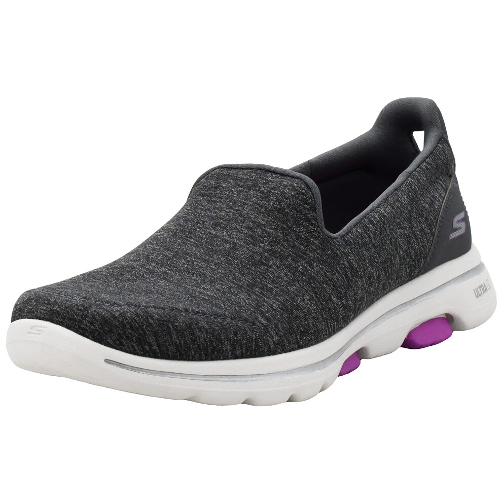 Skechers Women Go Walk 5 - Honor Sneaker  Charcoal 11 M