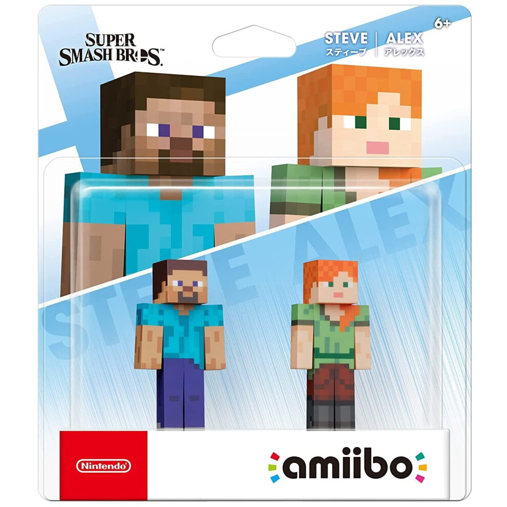 amiibo - Steve + Alex 2-pack - Super Smash Bros. Series