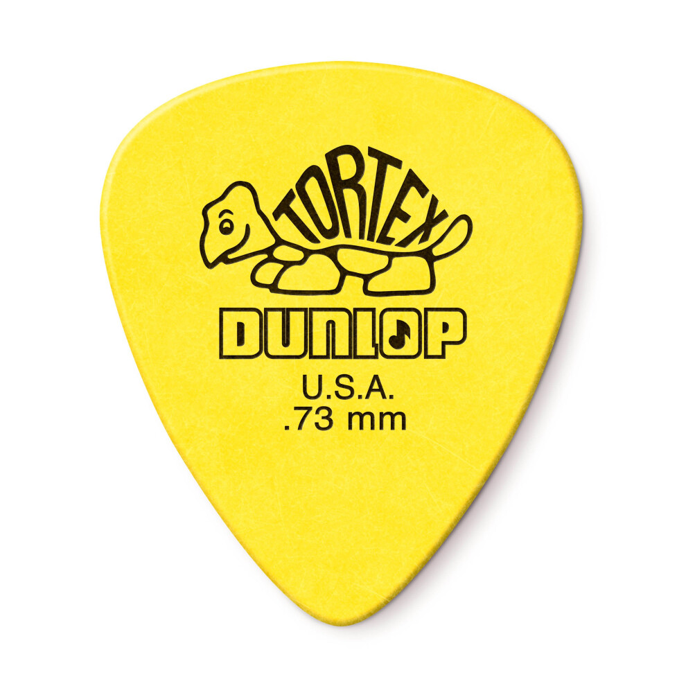 JIM DUNLOP Standard  073mm  Yellow guitar Pick  72 Pack