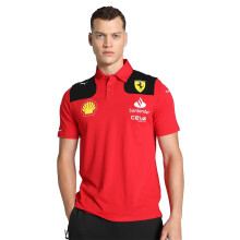 Scuderia Ferrari - 2023 Team Polo - Men - Red - Size: L