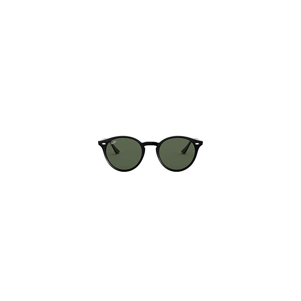 Ray-Ban RB2180 Round Sunglasses  BlackDark green  49 mm