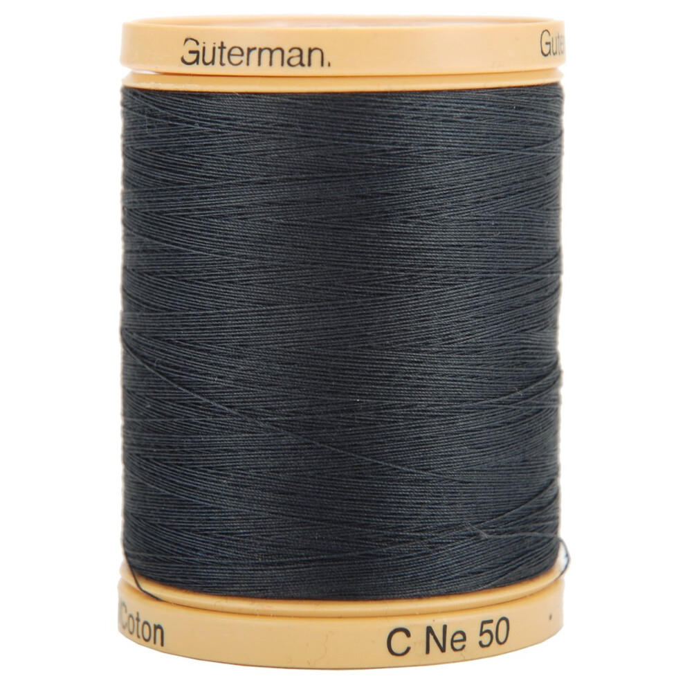 gutermann Natural cotton Thread Solids 876 yd-Iron grey