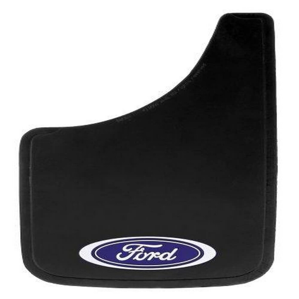 Plasticolor Ford Oval Easy Fit Mud Guard - Set Of 2 Blue 081134104888