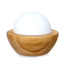 Difusor/Humidificador Aroma Ultrasónico con Base de Madera