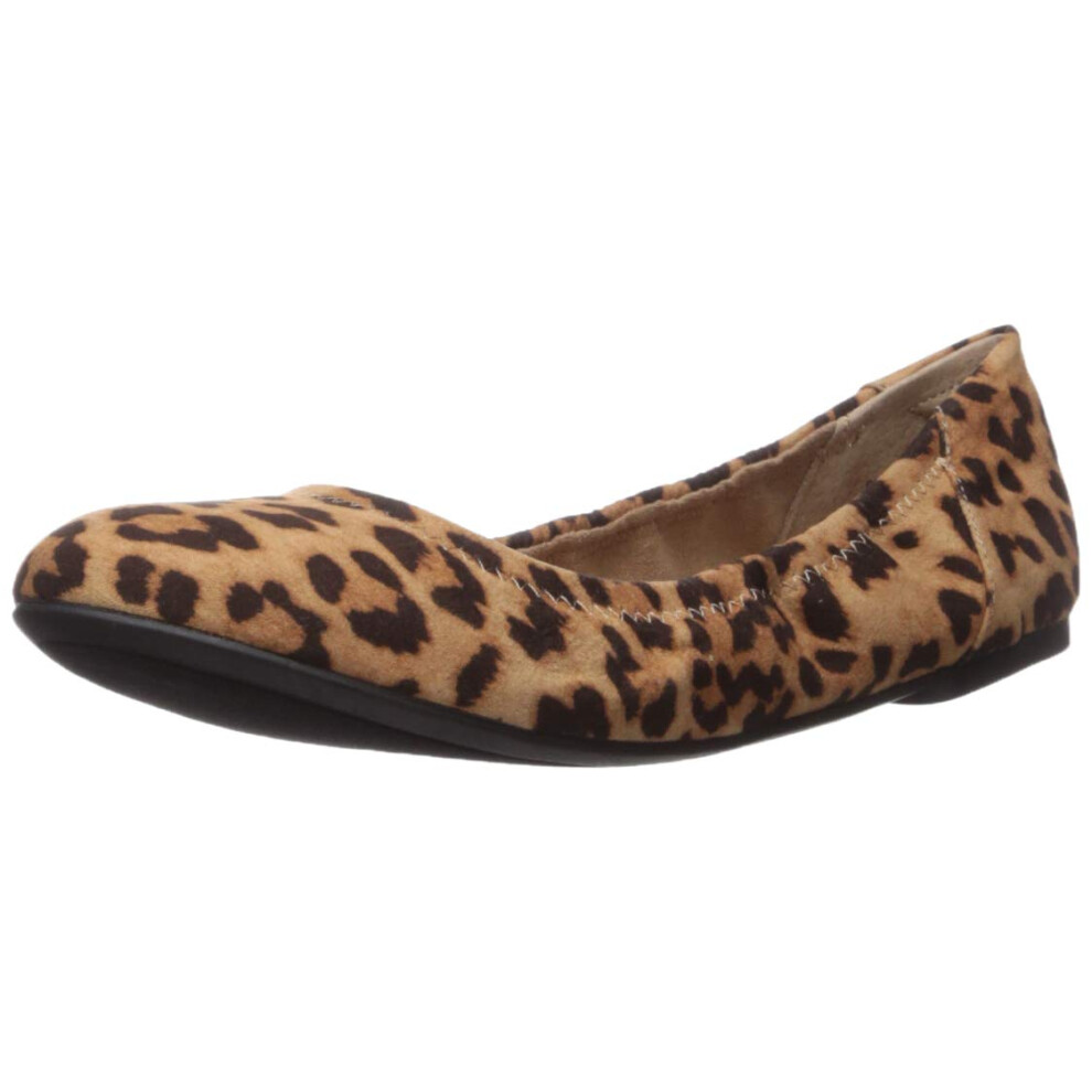 Amazon Essentials Women's Belice Ballet Flat  Leopard  5