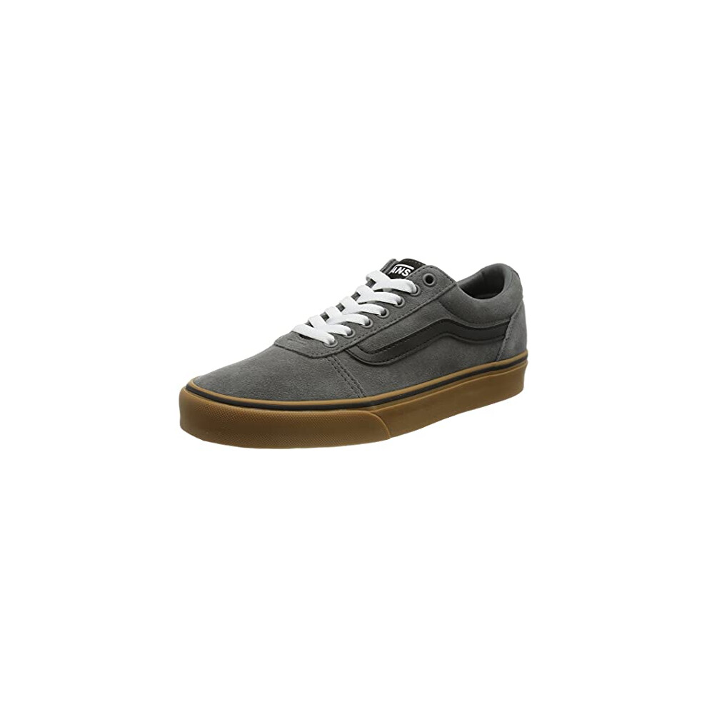 Vans Mens Low-top Trainers Sneaker  Suede Pewter gum  75