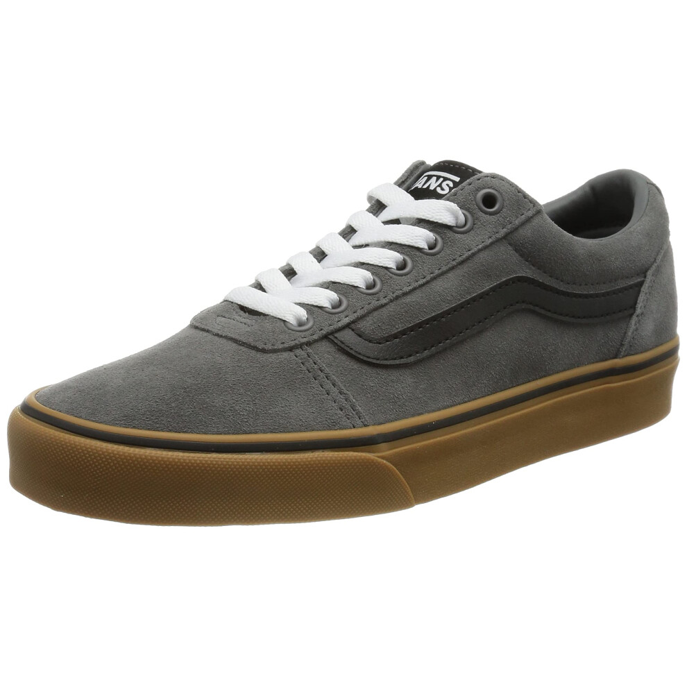 Vans Mens Low-top Trainers Sneaker  Suede Pewter gum  12