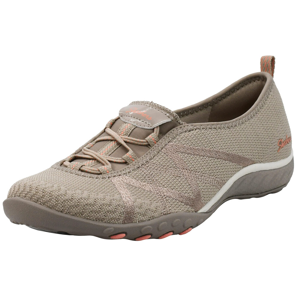 Skechers Women's Breathe-Easy-a Look Sneaker  Taupe  6 M