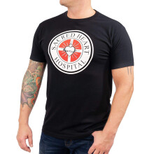 T-shirt nera da uomo Scrubs Sacred Heart Hospital - Grande