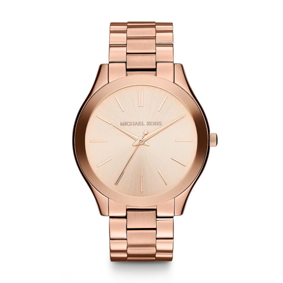 Michael Kors Women 's Runway Rose Gold-Tone Watch MK3197